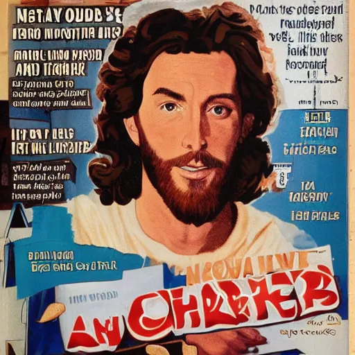 Prompt: christ on a cracker