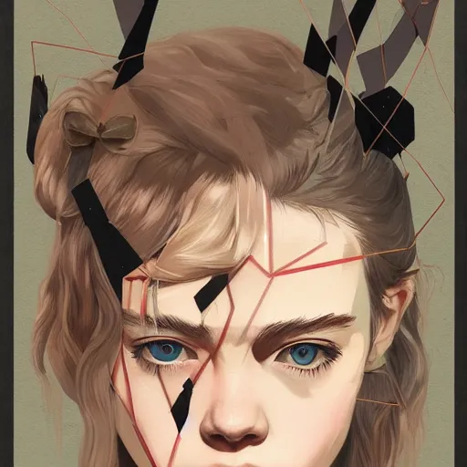 Image similar to Elle Fanning in Metal Gear Solid picture by Sachin Teng, asymmetrical, dark vibes, Realistic Painting , Organic painting, Matte Painting, geometric shapes, hard edges, graffiti, street art:2 by Sachin Teng:4