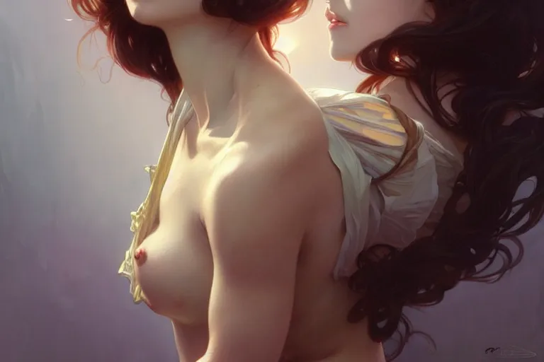 Image similar to Sensual beautiful perfect Polish woman, portrait, elegant, intricate, digital painting, artstation, concept art, smooth, sharp focus, illustration, art by artgerm and greg rutkowski and alphonse mucha