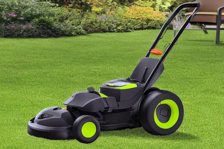 Image similar to lawn mower gamer chair