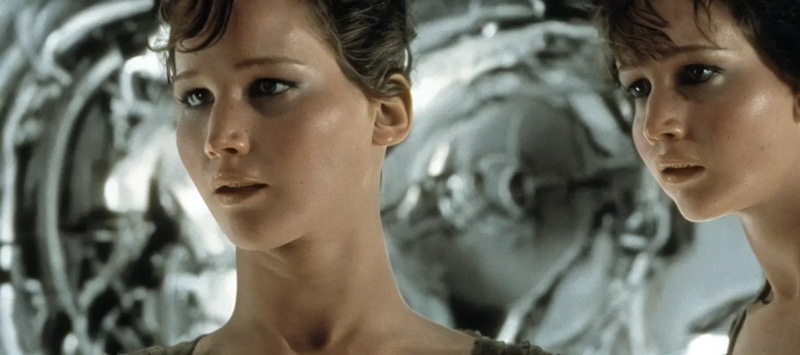 Image similar to jennifer lawrence as ripley in alien ( 1 9 7 9 )