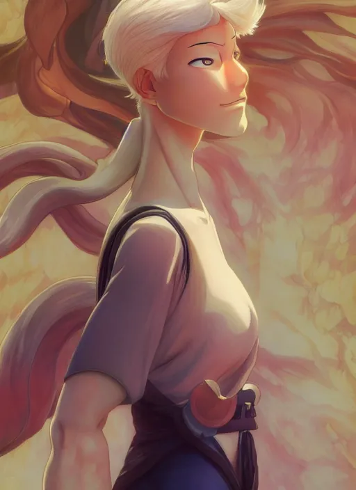 Prompt: saitama, natural lighting, path traced, highly detailed, high quality, digital painting, by don bluth and ross tran and studio ghibli and alphonse mucha, artgerm