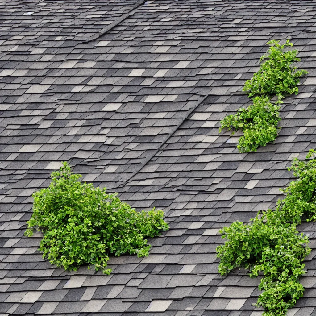 Prompt: roofing texture medieval, plants growing, photo, tiled