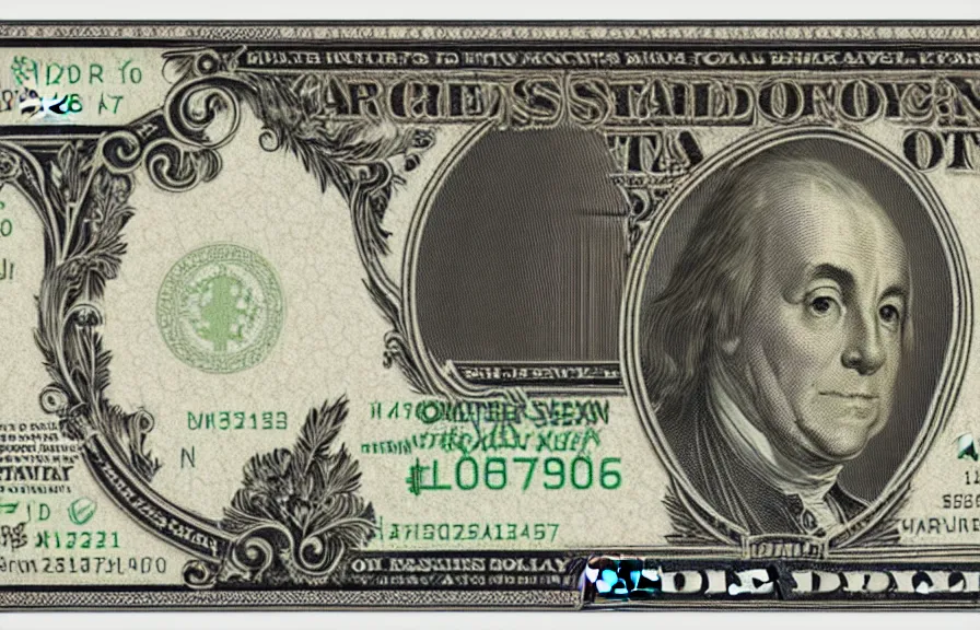 Prompt: dollar bill from xix century, shinplasters design, highly detailed, digital painting, artstation, concept art, illustration, art by Artgerm, Grafit Studio, and Greg Rutkowski and Craig Mullins