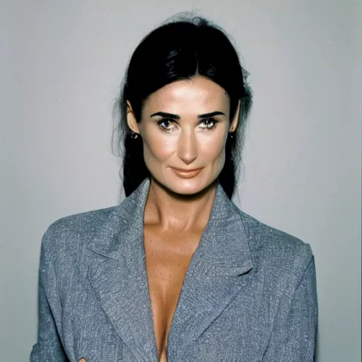 Prompt: demi moore by chelsea bonestell