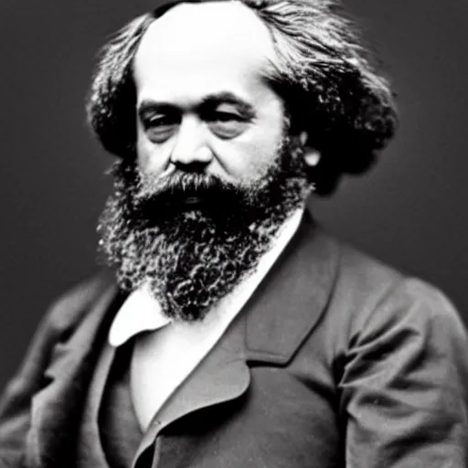 Prompt: Karl Marx with no beard, photo 4k