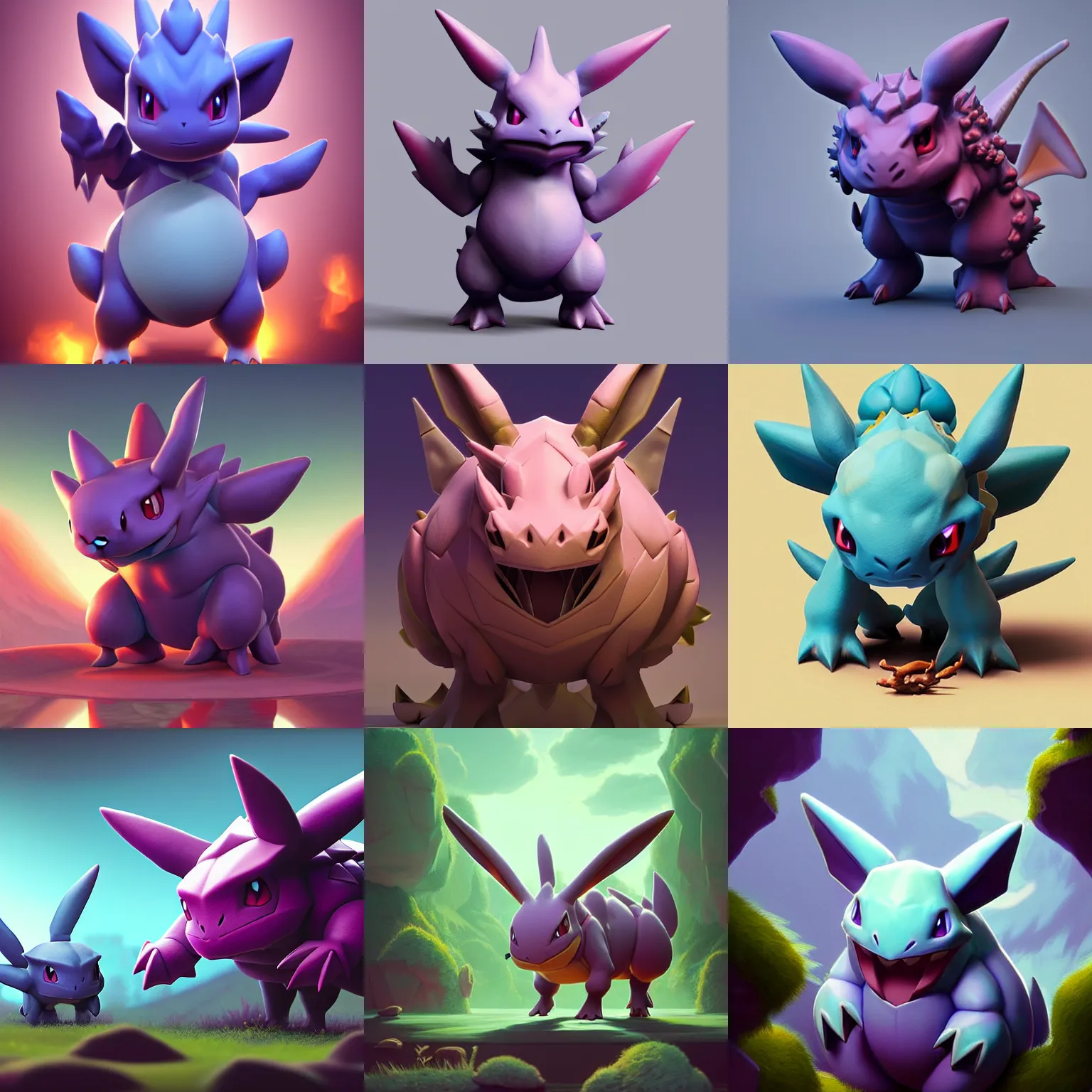 ArtStation - Eeveelution Collage, a Pokemon Fanart