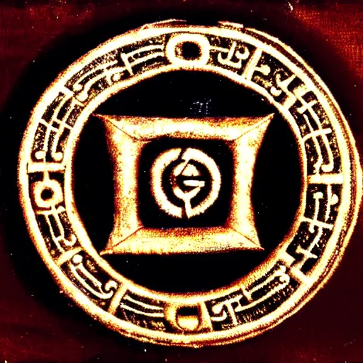 Prompt: ancient sumerian symbol of god