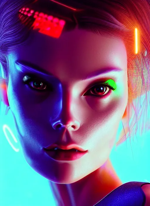 Image similar to a highly detailed long shot photo of sensual female face portrait, futurism, rococo cyber neon lighting, detailed futuristic fibonacci jewelry, profile posing, hyper photorealistic, crispy quality, digital photography, trending in pinterest, cinematic, 4 k ultra hd, art by pascal blanche, art by greg rutkowski, art by artgerm,