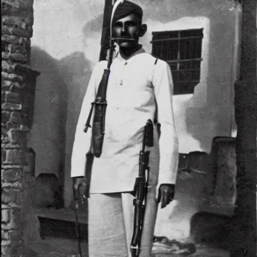 Prompt: indian spy in 1 9 2 0 s mombasa