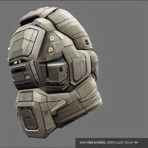 Image similar to hard surface, kitbashing component, based on realistic low poly convex shape, symmetric, unreal engine