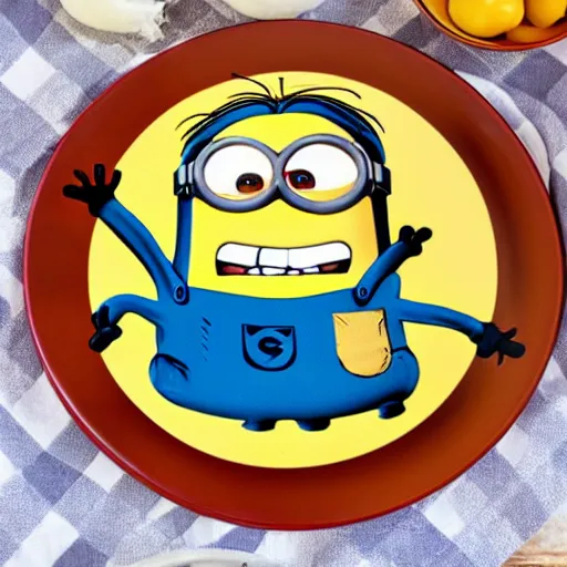 Prompt: Expertly souffléd, Michelin Star quality Minion. Cookbook photo.