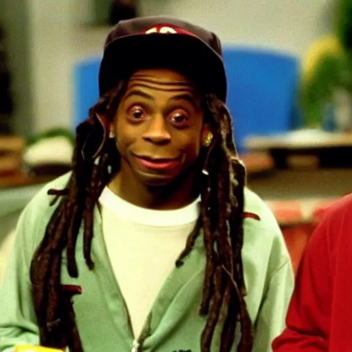 Image similar to a tv still of Lil' Wayne starring in Kenan & Kel (1999)