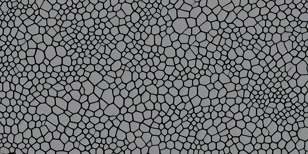 Prompt: voronoi texture black white octane render