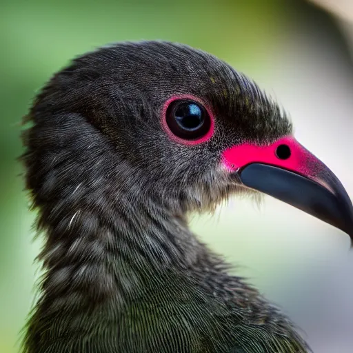 Prompt: kiwi birb, EOS-1D, f/1.4, ISO 200, 1/160s, 8K, RAW, unedited, symmetrical balance, in-frame