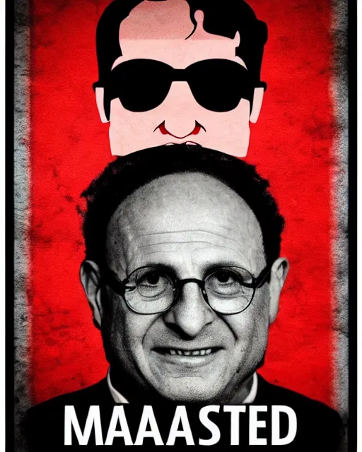 Image similar to avram glazer wanted dead or alive, owner of manchester united football club, wanted poster, bolo poster, pure evil, devils horns, avram glazer, satan, hell, 8 k, symmetry, cinematic lighting