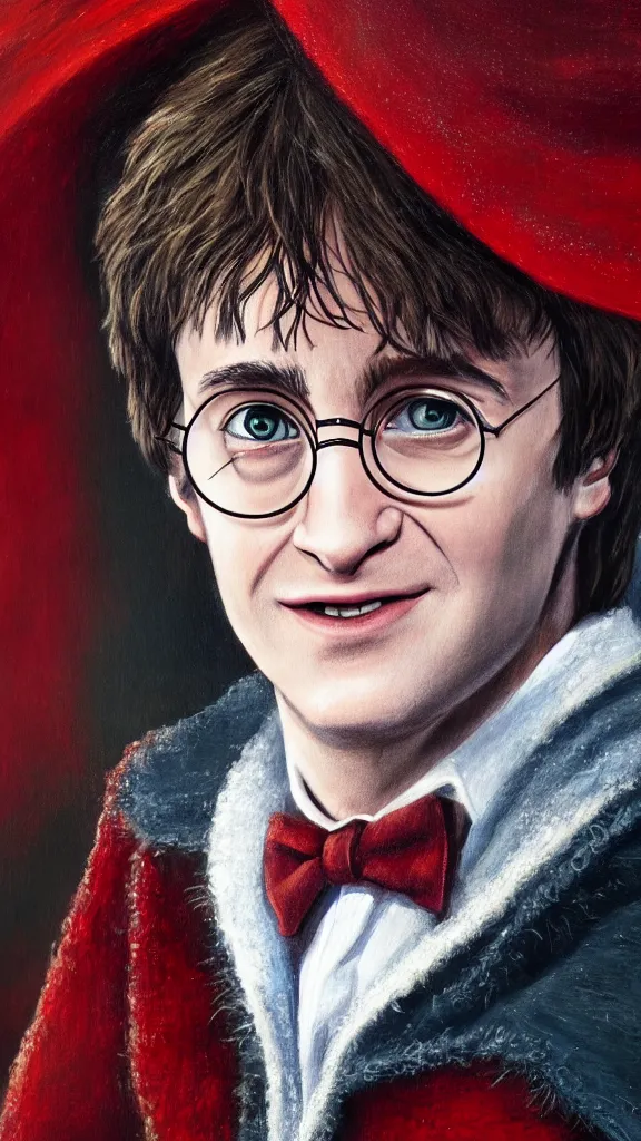 Image similar to a close - up portrait of harry potter, attending the yule ball. beautiful painting by jim kay. color harmony, 8 k detail, gallery quality, hd wallpaper, premium prints available, hyper - detailed, intricate design.