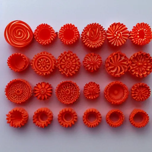 Image similar to delicious 3d printed candy sugars making fractal patterns out of printed sugar