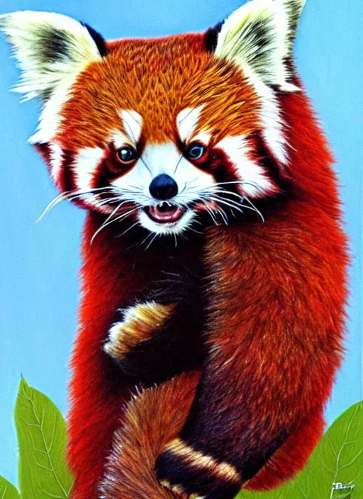 Image similar to red panda by patrick james woodroffe