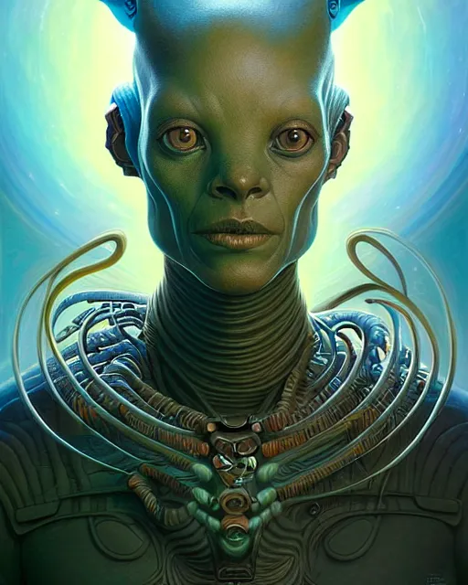 Prompt: portrait of a teenage alien creature, ultra realistic, intricate details, the fifth element artifacts, highly detailed by peter mohrbacher, allen williams, boris vallejo, aaron horkey, gaston bussiere, craig mullins
