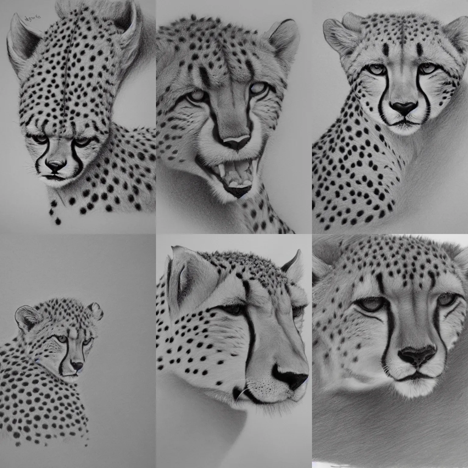 How To Draw A Realistic Cheetah