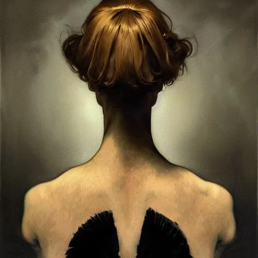 Image similar to symmetry!! portrait of a silhouette of a woman in the world of andrew wyeth, horror, fashion, dark!! intricate, elegant, highly detailed, digital painting, artstation, concept art, smooth, sharp focus, illustration, art by artgerm and greg rutkowski and alphonse mucha