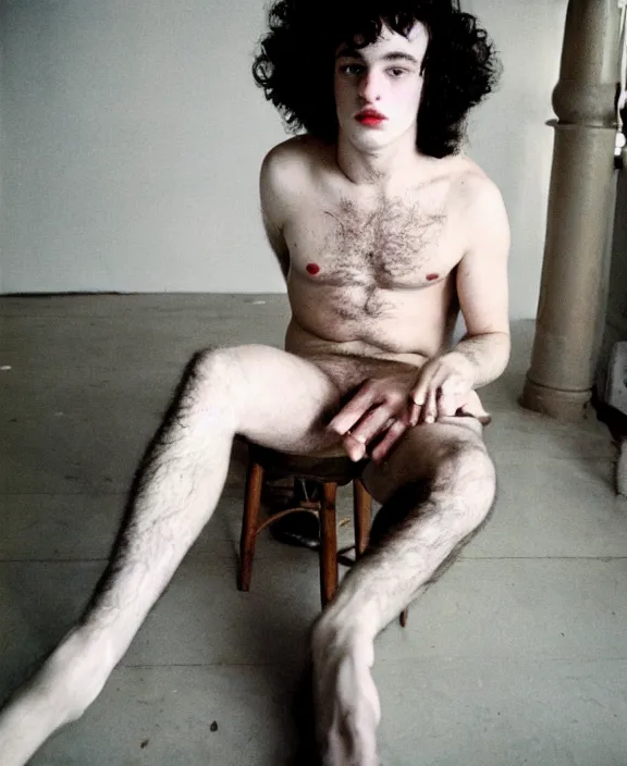 Prompt: portrait of jack harlow photographed by nan goldin