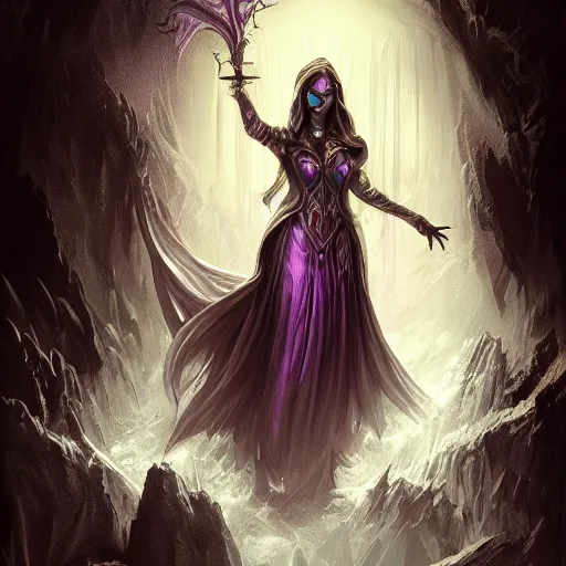 Prompt: liliana vess, dark fantasy, highly detailed, digital art, trending on artstation