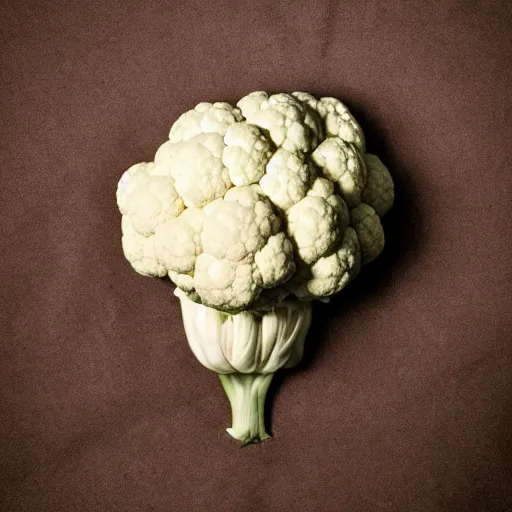 Prompt: cauliflower shaped like john c reilly head