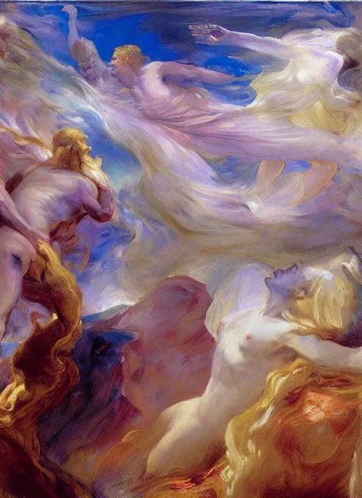 Image similar to abiogenesis, by john singer sargent and agostino arrivabene and joaquin sorolla