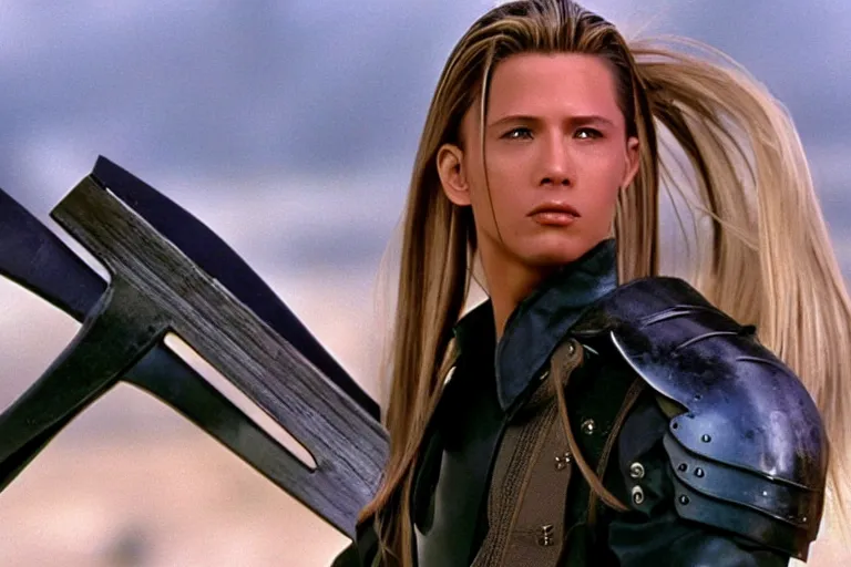 Prompt: Sephiroth in Starship Troopers (1997), highly detailed, high quality, HD, 4k, 8k, Canon 300mm, professional photographer, 40mp, lifelike, top-rated, award winning, realistic, sharp, no blur, edited, corrected, trending