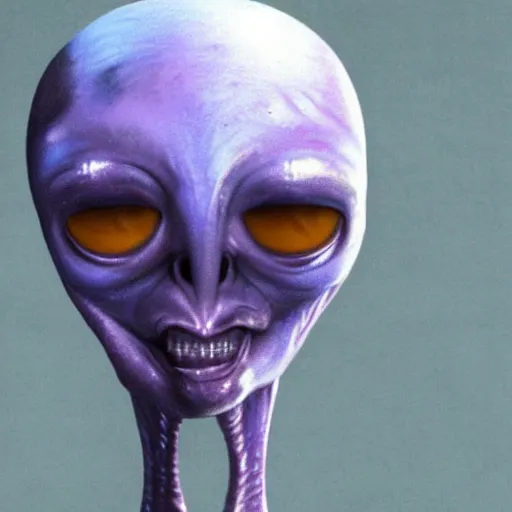 Prompt: a real alien from another planet