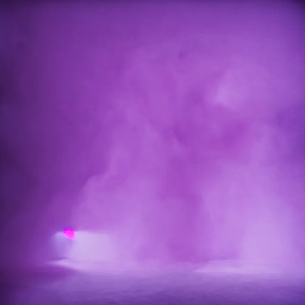 Image similar to cinestill of a giant form made of purple wax float through the living room and purple foam fog film still from the movie directed by david lynch with art direction, 8 k, hd, high resolution, blur, depth field 3 5 mm, f / 3 2, ultra realistic faces, lost highway