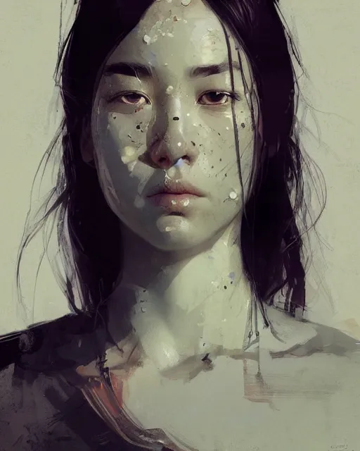 Prompt: detailed portrait of girl with asian eyes, elite, elegant, luxury, by ismail inceoglu dragan bibin hans thoma greg rutkowski alexandros pyromallis nekro rene maritte illustrated, perfect face, fine details, realistic shaded, fine - face, pretty face