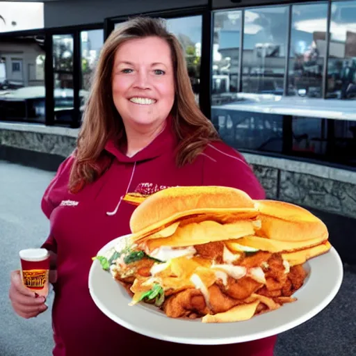 Prompt: janet hansen of the denny's