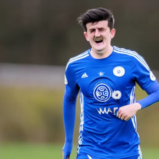 Image similar to Harry Maguire as a Brighton soccer player