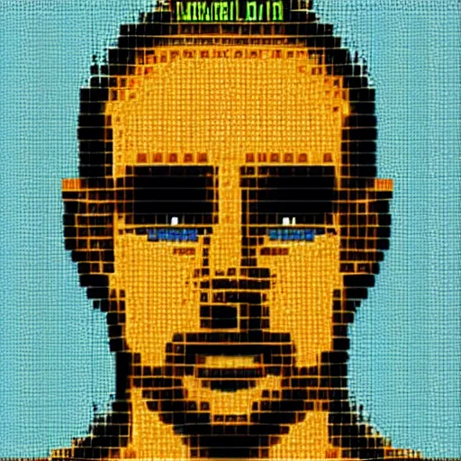 Prompt: rapper in pixel art