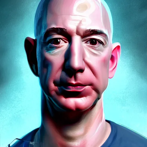 portrait of jeff bezos as voldemort, au naturel, hyper | Stable ...