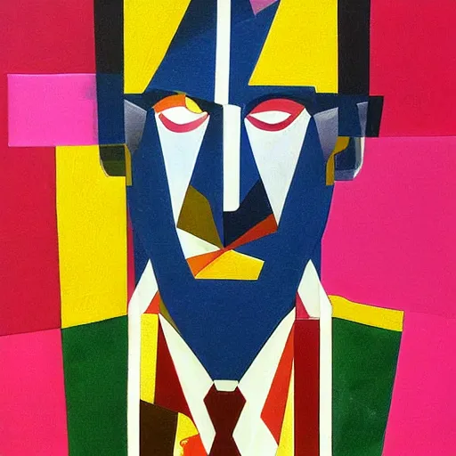 Image similar to Geometrical Suprematist art of Saul Goodman, by Nina Kogan