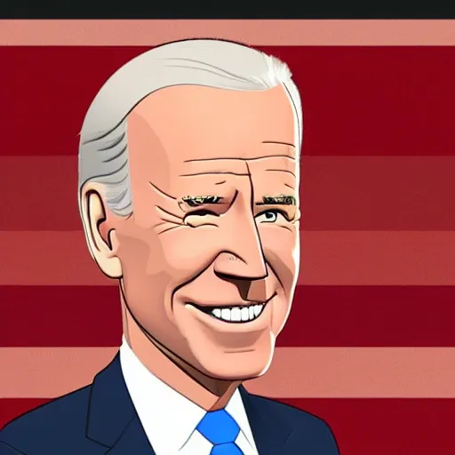 Image similar to joe biden charicature