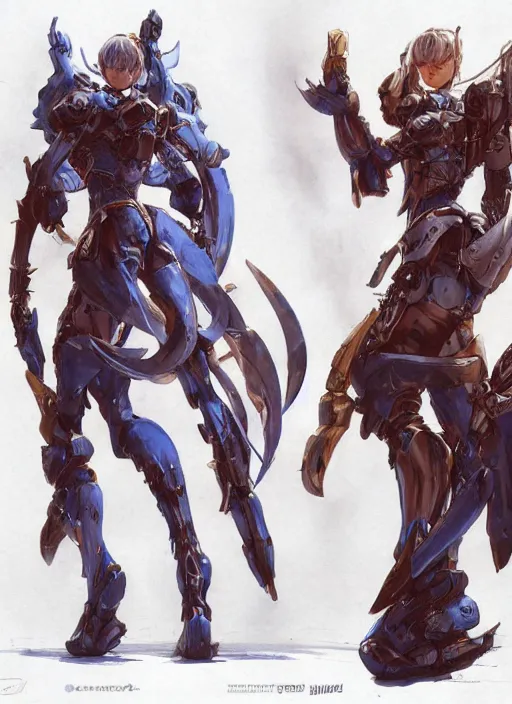 Image similar to character design game art digital 3 d girl viking evangelion cyborg armor by gaston bussiere, anna nikonova aka newmilky, greg rutkowski, yoji shinkawa, yoshitaka amano, tsutomu nihei, muira, moebius, donato giancola, riccardo federici, trending on artstation, featured on pixiv