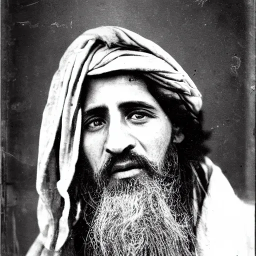 Prompt: Photograph of a young itinerant Jewish prophet from the Galilee in northern Israel