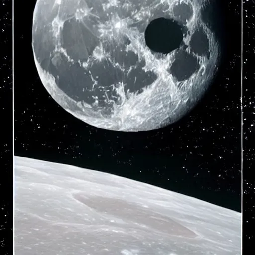 Image similar to nuclear war on the Moon