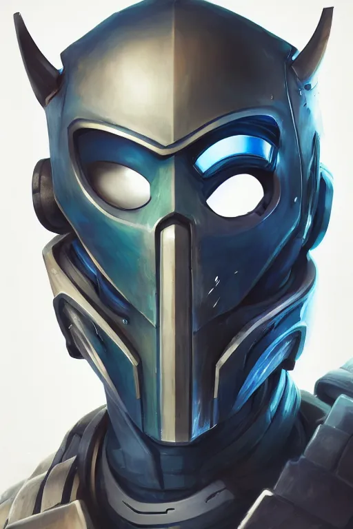 Image similar to epic mask helmet robot ninja portrait stylized as fornite style game design fanart by concept artist gervasio canda, behance hd by jesper ejsing, by rhads, makoto shinkai and lois van baarle, ilya kuvshinov, rossdraws global illumination radiating a glowing aura global illumination ray tracing hdr render in unreal engine 5