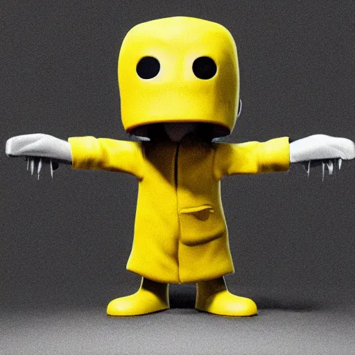 Prompt: quentin tarantino in the video game little nightmares, unity render