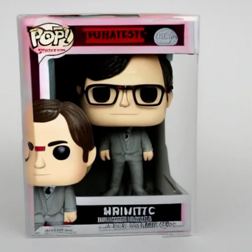 Image similar to dwight schrute funko pop