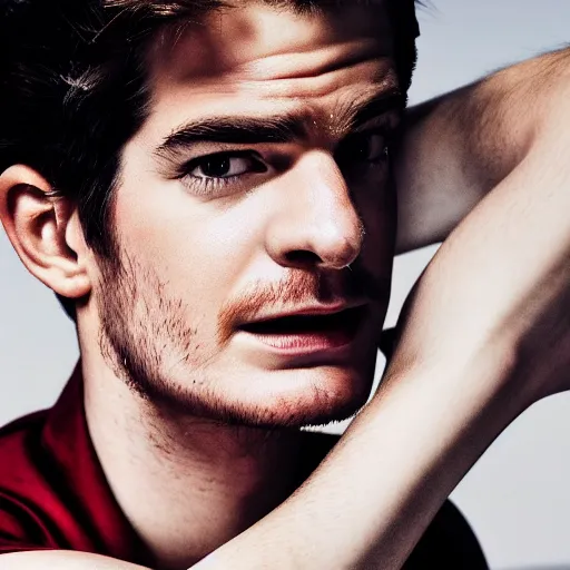 Prompt: andrew garfield ad, calvin klein photography, professional photography, award winning