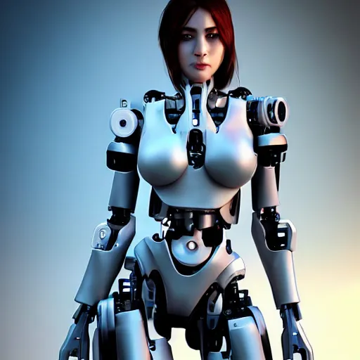 Image similar to beutiful girl cyborg, trending artstaition, unreal engine