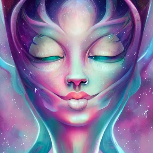 Prompt: beauty alien by anna dittmann