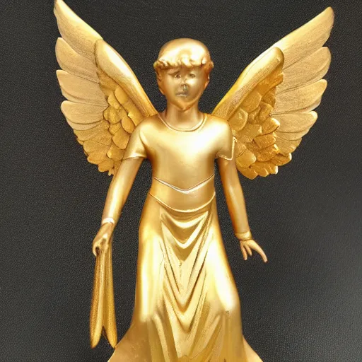 Image similar to angel with golden armor